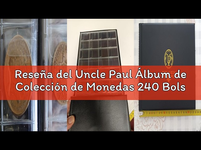 Vídeo relacionado con Uncle Paul Páginas de Carpeta de Monedas 300 Bolsillos - Accesorios para Porta Monedas Suministros de colección de Monedas 10 Hojas CS03030