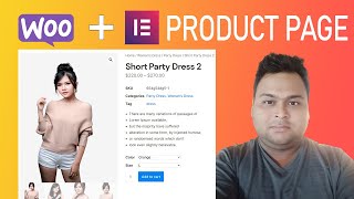 How to create custom product page in wordpress - Elementor product page template