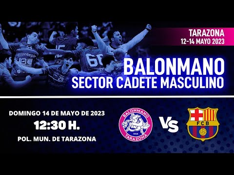 🤾🏻‍♂️#CDECadeteBM - Masculino - Grupo D Tarazona J3 | BALONMANO TARAZONA A - BARÇA CADET A