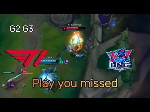 Gumayusi vs GALA | T1 vs LNG Game 2 - Game3 | Quarter Finals LoL Worlds 2023 | T1 vs LNG Esports