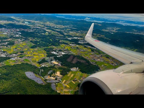 [4K] – Full Flight – Japan Airlines – Boeing 737-846 – HND-HIJ – JA322J – JL259 – IFS 950