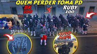 QUEM PERDER TOMA PD! | BK VS RUBY | QUAL LADO GANHOU A GUERR4? - BKINHO RP CLIP'S