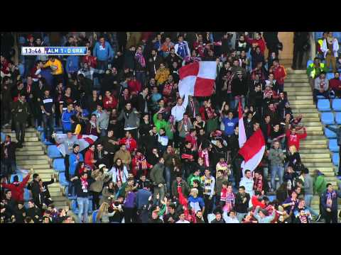 Gol de Dubarbier (1-0) en el UD Almería - Granada CF - HD