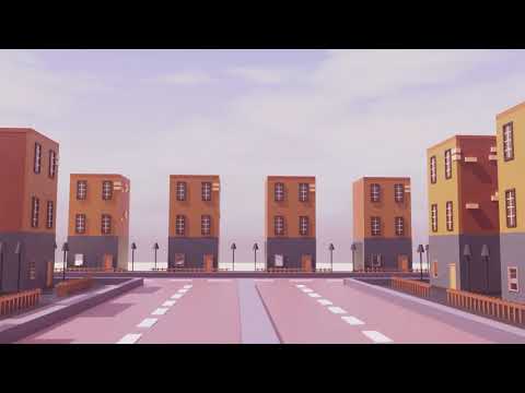 Low Poly City | Animation |Blender 2.91