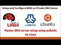Master Bind DNS On Webmin Step By Step Guide For Linux Red Hat Ubuntu Dnsserver Ubuntu