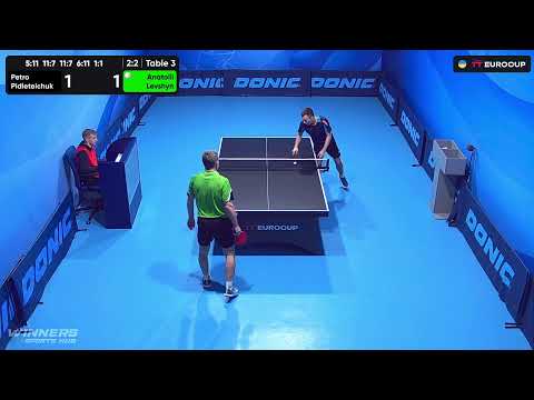 12:50 Petro Pidleteichuk - Anatolii Levshyn 16.10.2023 TT Euro.Cup Ukraine Master. TABLE 3