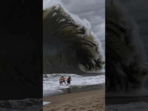 Tourist’s Swept Away by Giant Wave!