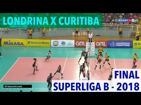 Londrina x Curitiba - Final - Superliga B de Vôlei Feminino 2018