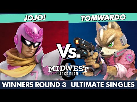 Midwest Arcadian 6 - JOJO! (Captain Falcon) Vs. Tomwardo (Fox) SSBU Ultimate Tournament