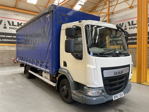 New In Stocklist For Sale: DAF LF150 7.5 TONNE *EURO 6* CURTAINSIDER – 2017 – BF67 DXV