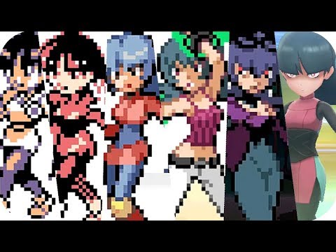 Evolution of Gym Leader Sabrina Pokémon Battles (1996 - 2018)