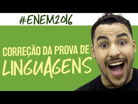 Correção ENEM 2016 - Linguagens - Prof. Romulo Bolivar