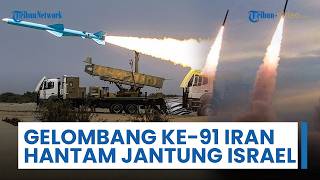 Gelombang Ke-91 Iran Lakukan Serangan Gabungan dengan Yaman, Hantamkan Rudal-Drone ke Jantung Israel