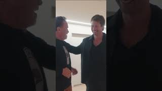 Nothing beats the support from Arnold himself.