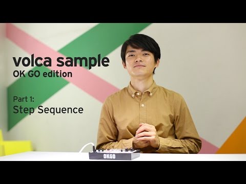 KORG volca sample OK GO edition - Basics of Sequencing