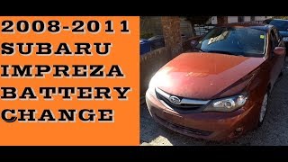 How to replace Battery in Subaru Impreza