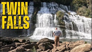 Twin Falls Tennessee: Standing At The Base Of A Massive Wall Of Water