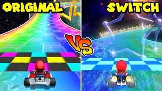 Mario Kart 8 Deluxe - Retro Track Comparison (DLC Included)