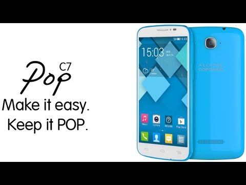 Alcatel onetouch Pop C7 Unboxing and Antutu 5 Benchmark test