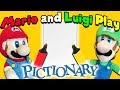 Crazy Mario Bros: Mario and Luigi Play Pictionary!