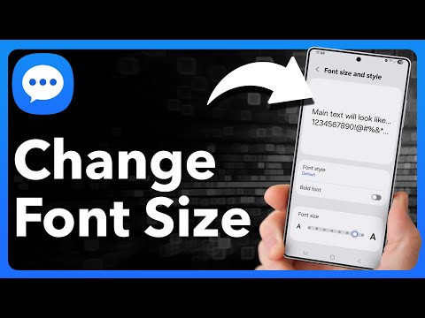 How To Change Font Size In Android Text Messages
