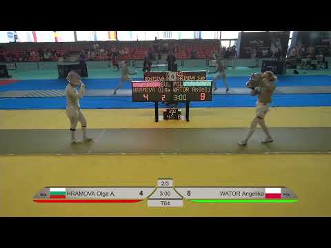 Euro Champs 2025 SWS - L64 - Olga Hramova BUL v Angelika Wator POL