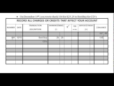 YouTube video about Discovering the Right Check Register for You