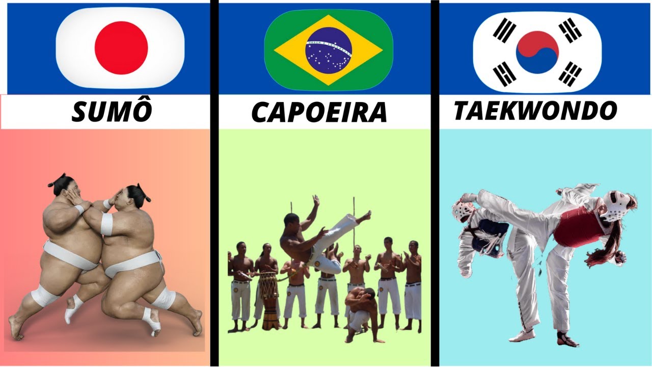 Artes marciais de alguns países | Estilo de luta de cada país | Melhor arte marcial de cada país.