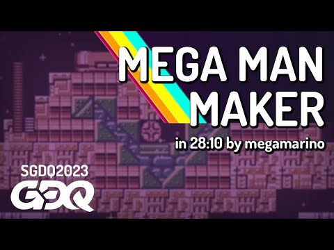 Mega Man Maker by megamarino in 28:10 - Summer Games Done Quick 2023