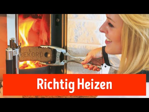 Proper heating with wood and REKORD lignite briquettes