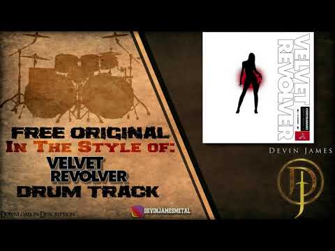 Velvet Revolver Styled Free Original Drum Track - 158 BPM (FREE WAV & MIDI DOWNLOAD)