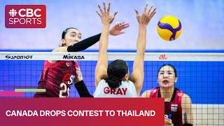 Canada moves to a 2-1 record after falling to host nation Thailand Saturday in VNL action