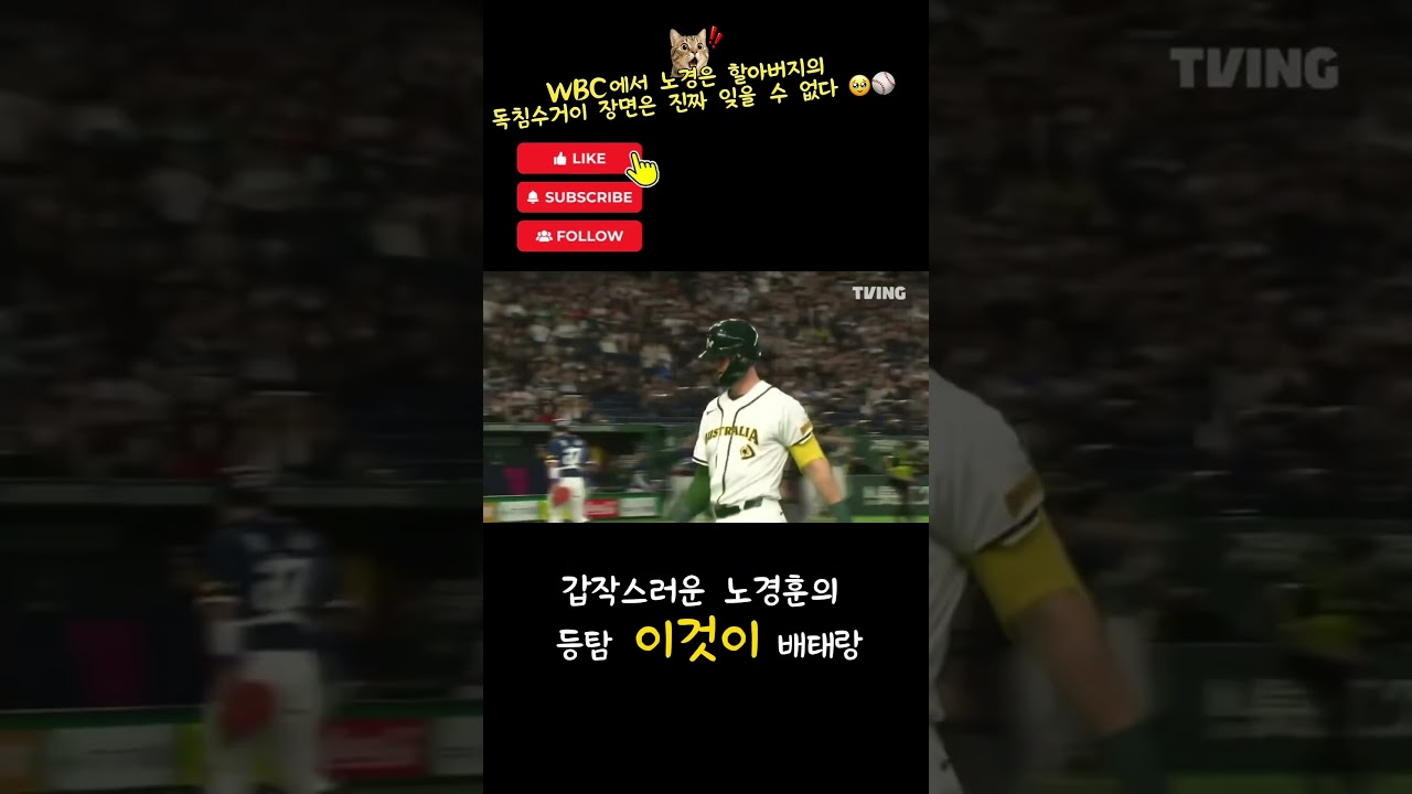 #노경은 #SSG랜더스 #SSG #WBC #야구 #프로야구 #KBO #야구영상 #야구팬 #쇼츠 #shorts #fyp