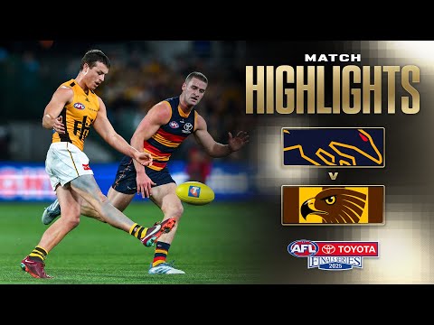 Adelaide Crows v Hawthorn Highlights | Semi Final, 2025 | AFL
