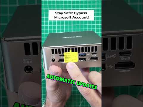 GEEKOM Setup Error: Avoid Internet During Setup! #shorts