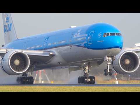 +35 MIN OF HEAVY ACTION | 4x A380, 11x B747F,  B777, A350, B787| Amsterdam Schiphol Airport Spotting