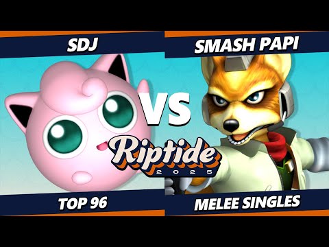Riptide 2025 - SDJ (Jigglypuff) Vs. Smash Papi (Fox) Smash Melee - SSBM