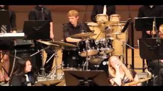 preview picture of video 'Farmington High School Jazz 2 - Brandon Kropelin Solo on Bari Sax'