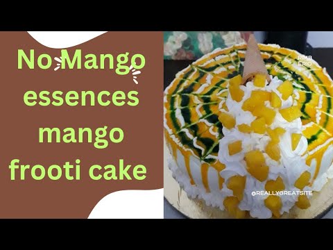 No Mango essences Mango frooti cake #youtube#viral video