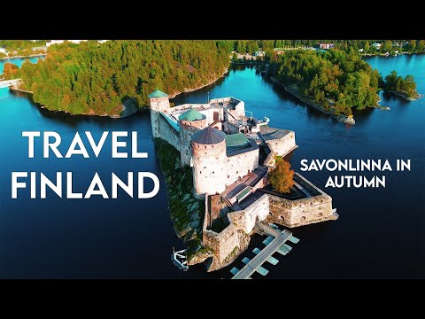 Finland 4K UHD Autumn Aerial Film • Europe Travel  |Scenic Relaxation Film with  Cool Music 2024