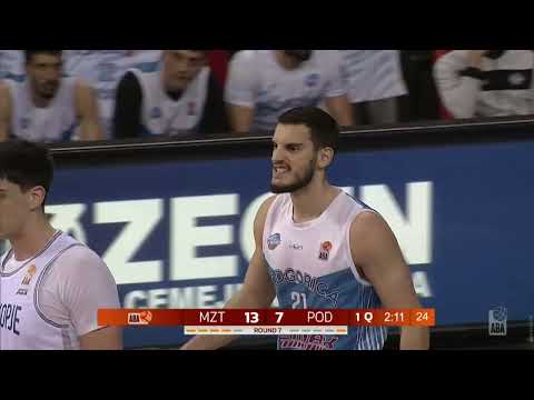 ABA League 2 2025/26, Round 7 match: MZT Skopje Aerodrom - Podgorica Bemax (27.1.2026)