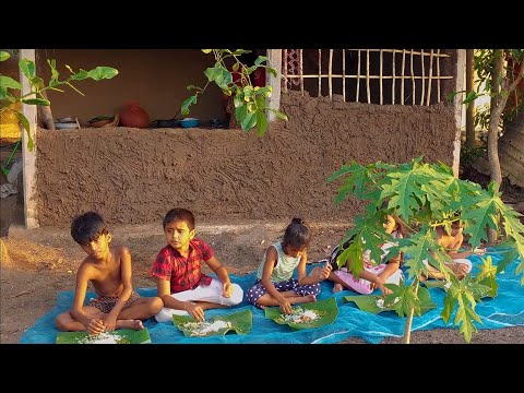 First Time in Tilapia Fish Curry & Manioc Leaves Sri Lankan Special | Healthy Recipe | Village Taste