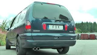 Video: Fox Edelstahl Sportauspuff-Komplettanlage ab Kat Renault Espace 3