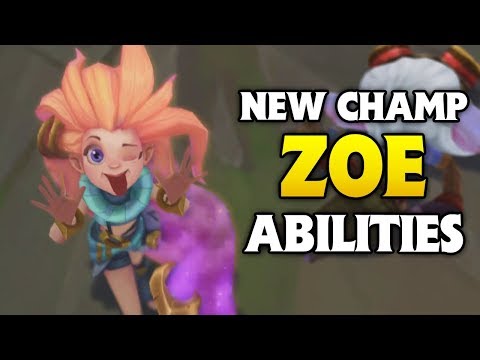 NEW CHAMP ZOE ABILITIES REVEALED - YOU CAN FLASH 5 TIMES? (league of Legends)