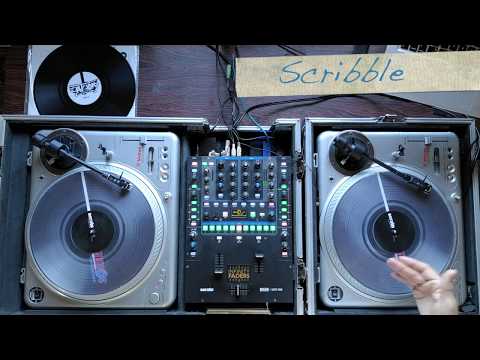 Turntablism Tutorial 3 Scribble Scratch - DJ Saturn