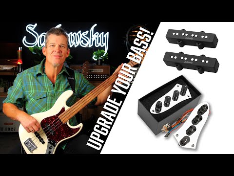 Upgrade your bass with the SADOWSKY Preamp & Noise Cancelling J-Pickups! | w. Andy Irvine