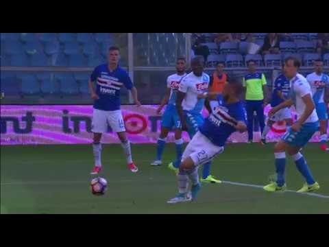 Il gol di Quagliarella - Sampdoria - Napoli - 2-4 - Giornata 38 - Serie A TIM 2016/17