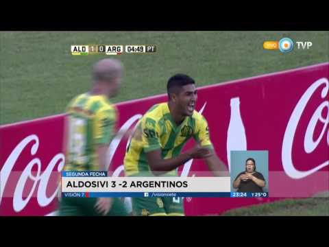 Visión 7 - Segunda fecha: Los goles de Aldosivi y Estudiantes