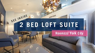 Two Bed Loft Suite | Apartment Tour | Roomzzz York City
