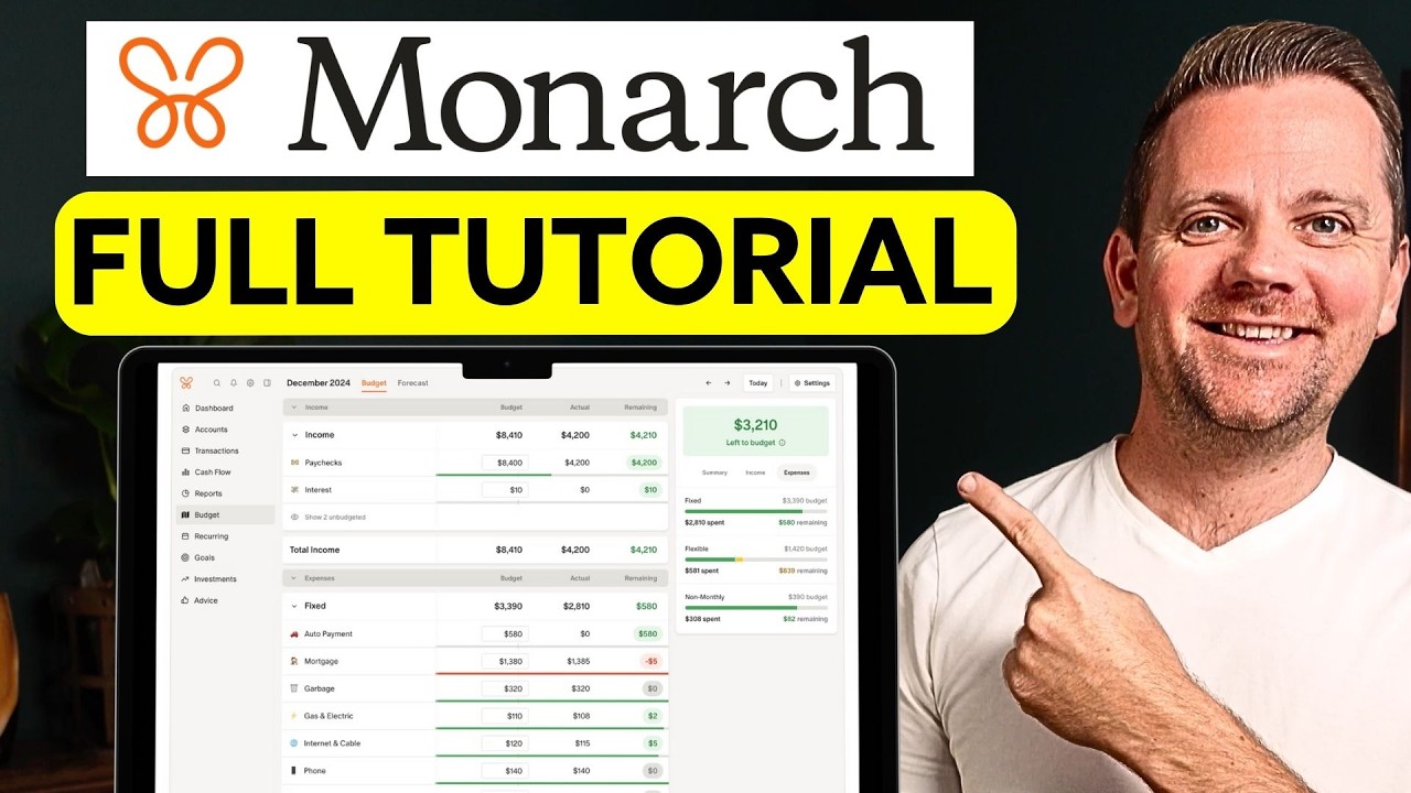 Monarch Money tutorial